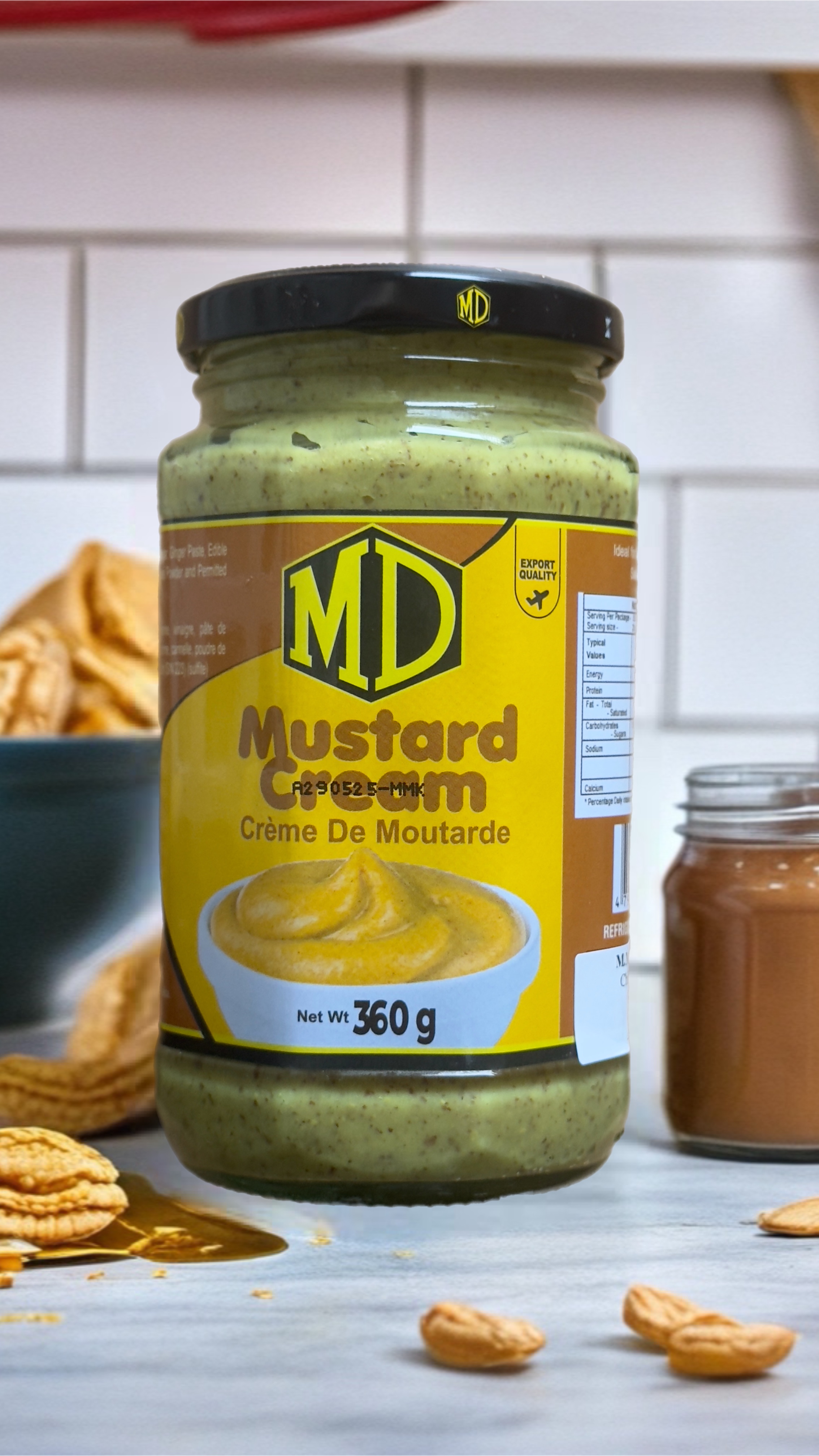 MD MUSTARD CREAM 360g