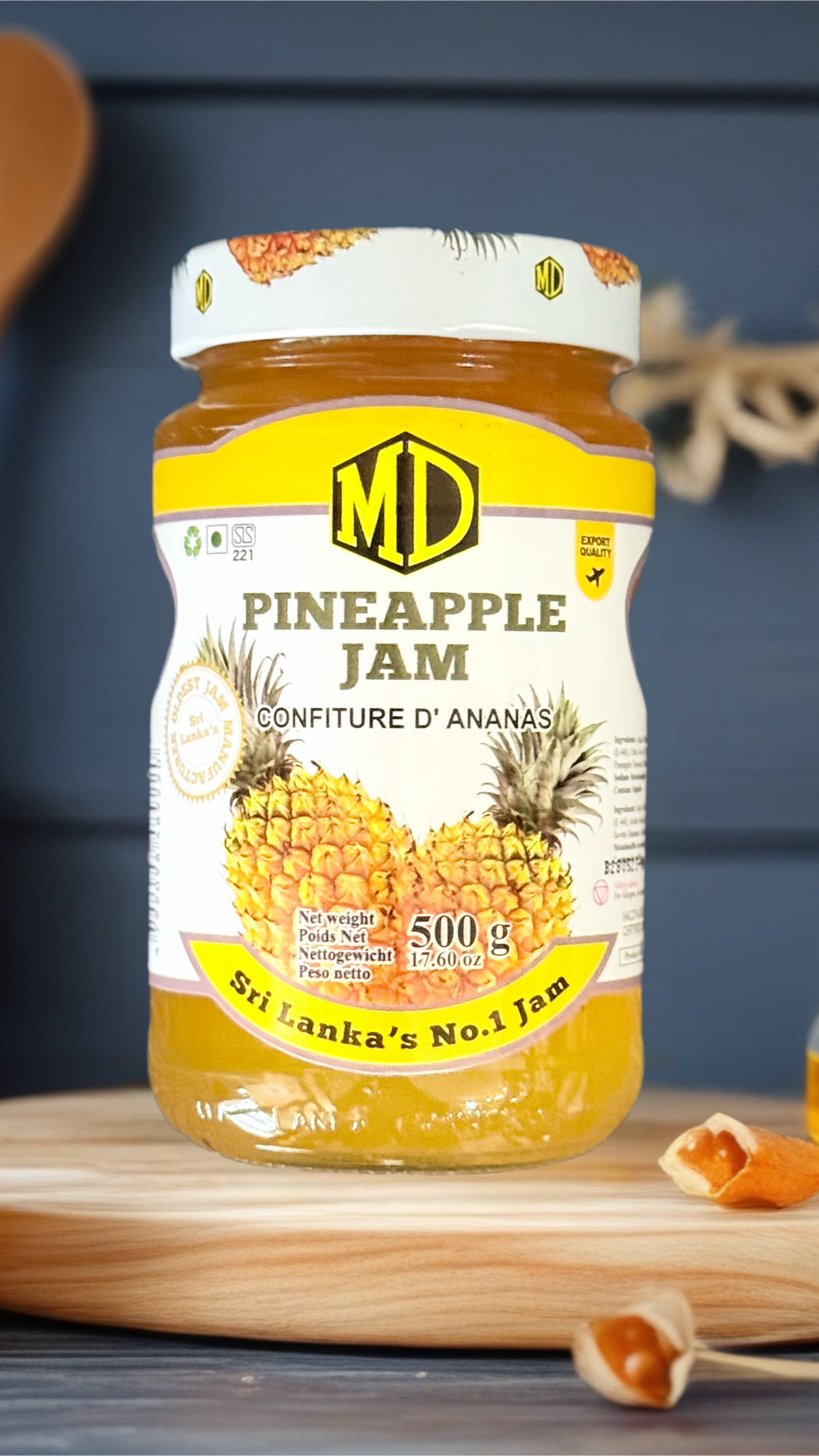 MD PINEAPPLE JAM 500g